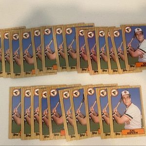 Cal Ripken HOF 1987 Topps #784 lot - (25) twenty five cards Excellent condition